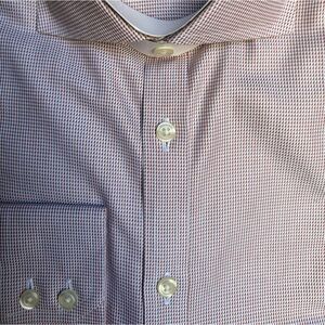 Berry non-iron semi plain cutaway extra slim fit shirt